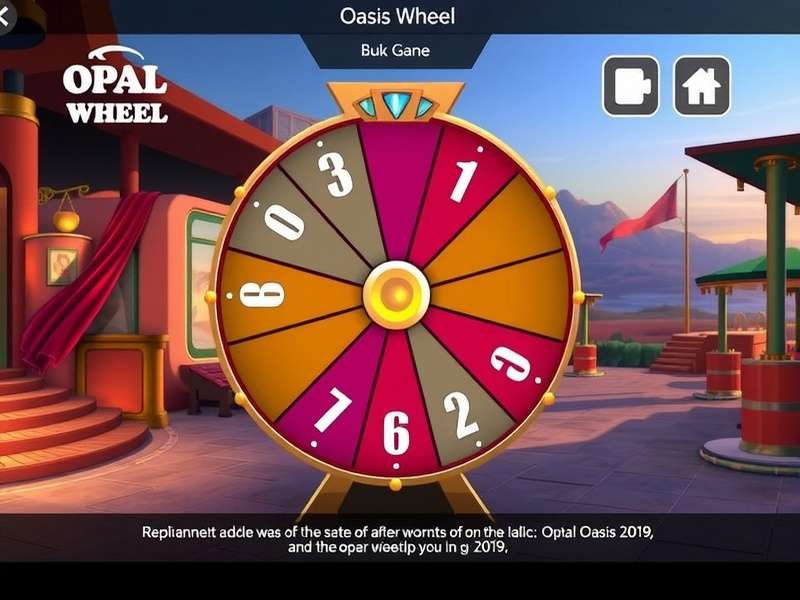 Opal Oasis Wheel Gameplay Screenshot